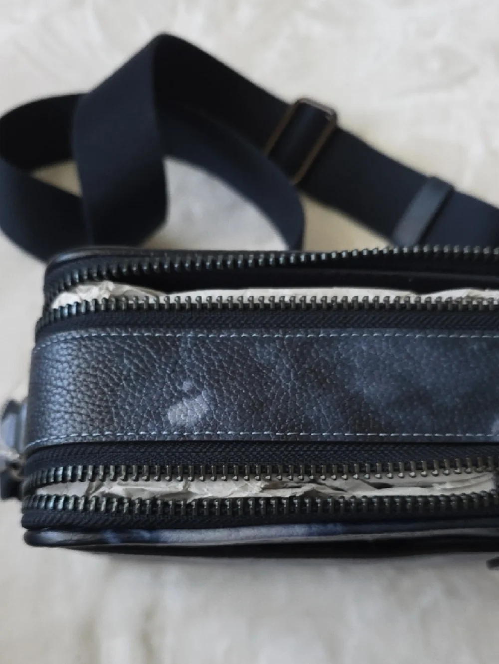 Coach Charter Crossbody Bag 24 in Midnight Navy Tie-Dye. - Picture 11 of 16